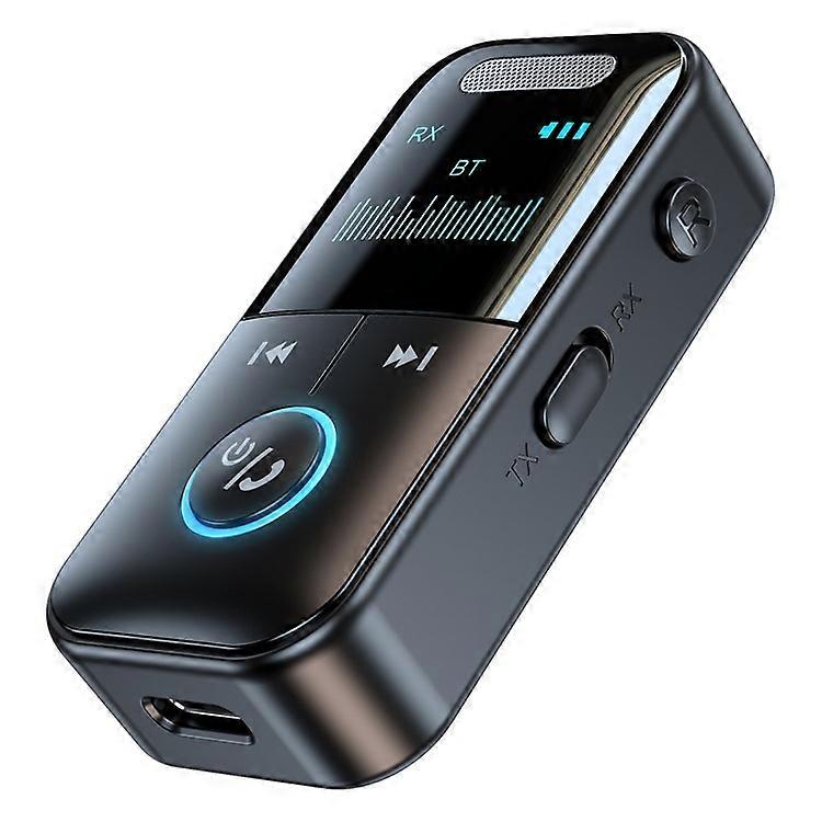 GT69 Bluetooth 5.4 Transmisor Receptor Adaptador de audio 2 en 1 Conector AUX