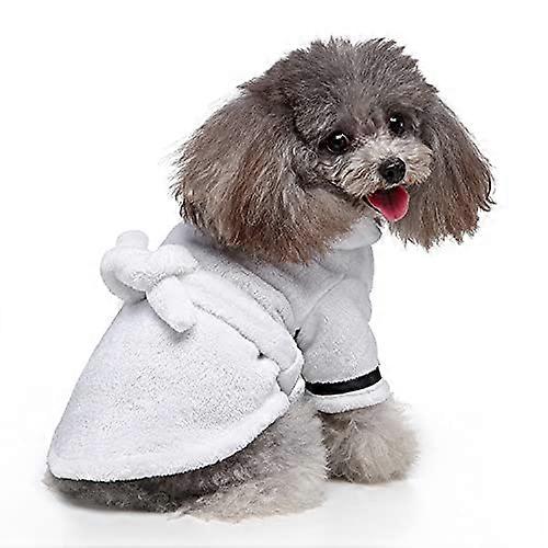 Fast-Absorbing Super Soft Dog Bathrobe Towel For Medium Dogs Microfiber Grooming Drying Towel