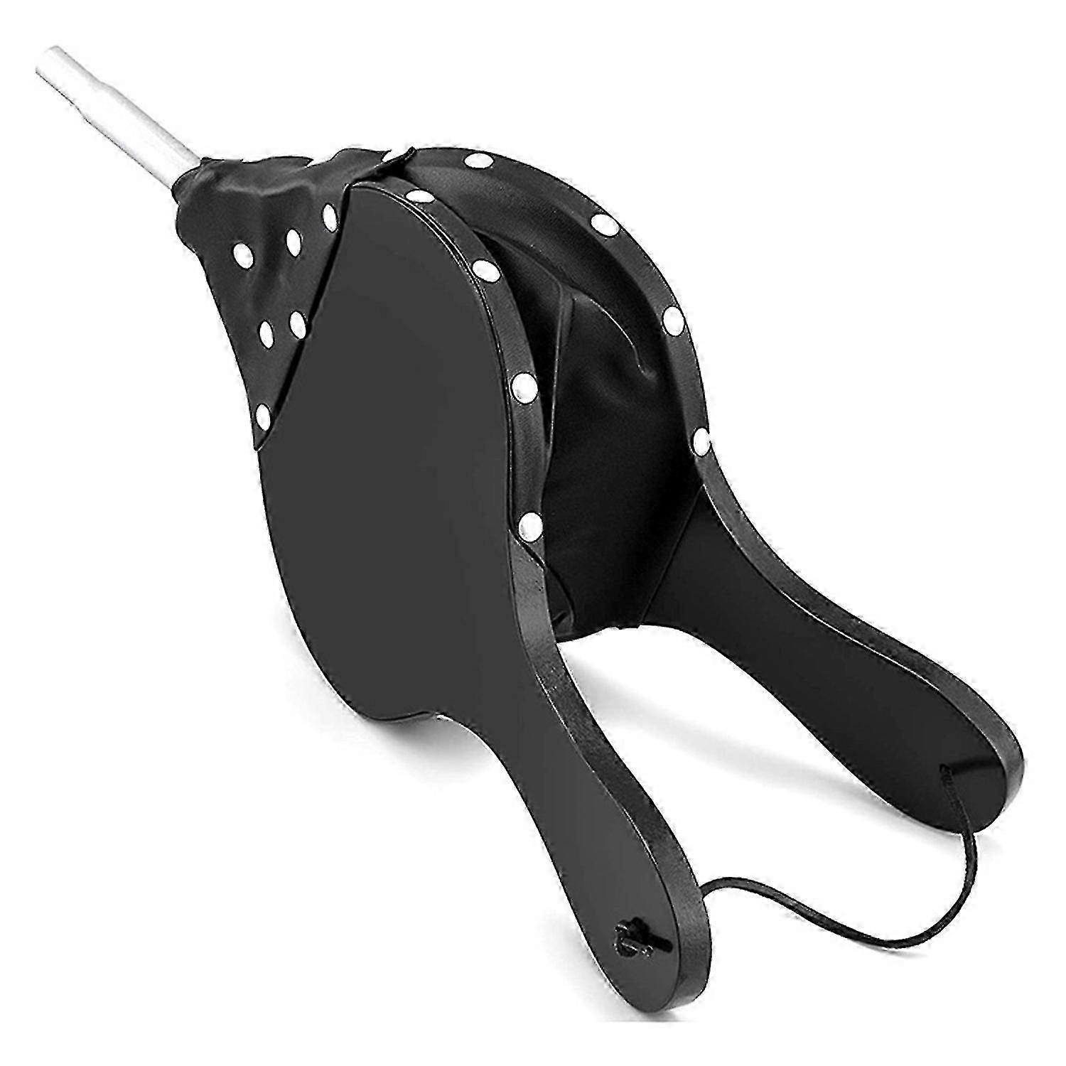 17 "× 7.5" منفاخ الخشب منفاخ الموقد ، منفاخ الهواء الخشبي - أسود f54