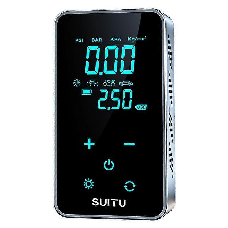 SUITU ST-9616C Tragbarer Autoreifen-Luftpumpen-Touchscreen-Smart-Wireless-Digital-Display-Reifenfüller