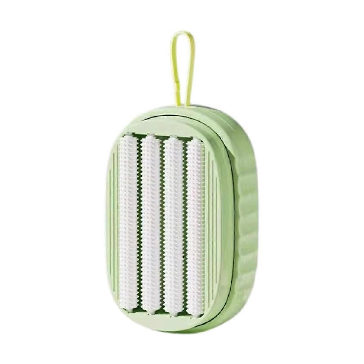 Soap Dispensing Scrubber Brush - Non-Scratch Cleaning Tool for Kitchen, Bathroom, Tiles, Sink, Wall