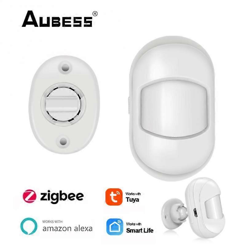 1-4 units Tuya Zigbee Motion Sensor Mini Pir Detector Smart Life APP Remote Alarm
