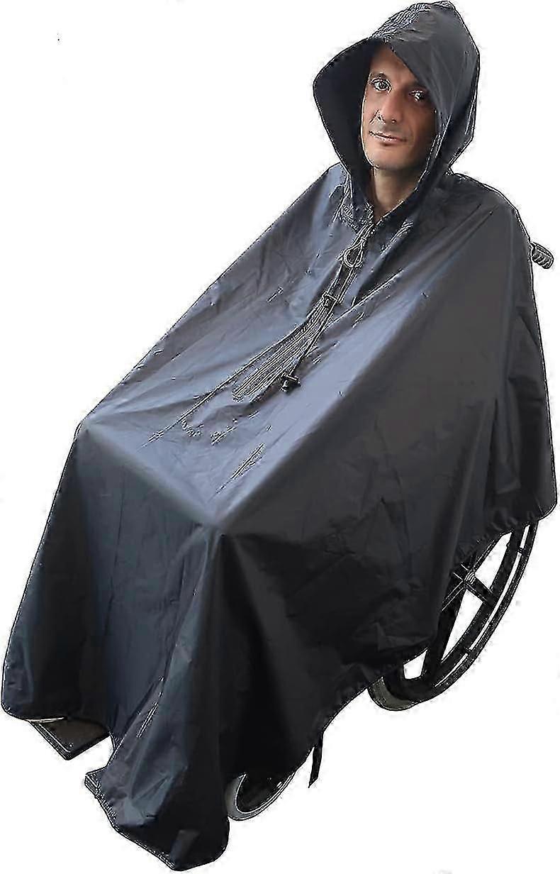 Waterproof Wheelchair Poncho - Adult Standard - Wheelchair Rain Layer