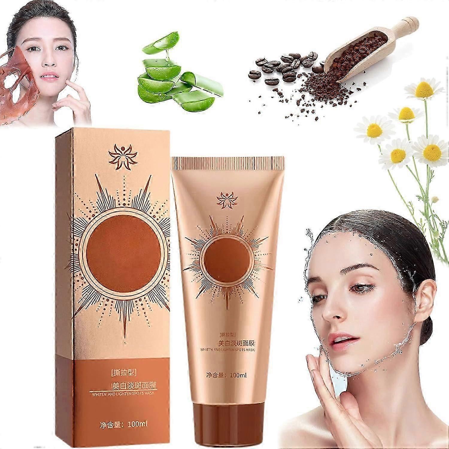 Maschera facciale peel-off per macchie di erbe, maschera peel-off per macchie, maschera a strappo anti-rughe anti-invecchiamento, nutrimento profondo restringimento dei pori