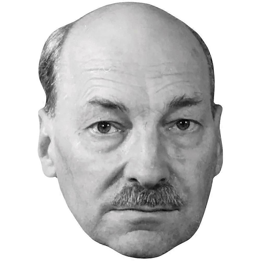 Clement Attlee (BW) Big Head. Larger than life mask.