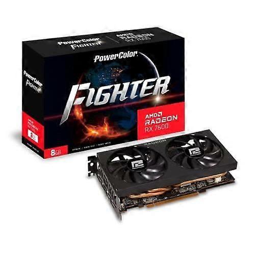 Grafikkarte - POWERCOLOR - RADEON RX 7600 FIGHTER - 8 GB GDDR6 - Raytracing - AMD RDNA