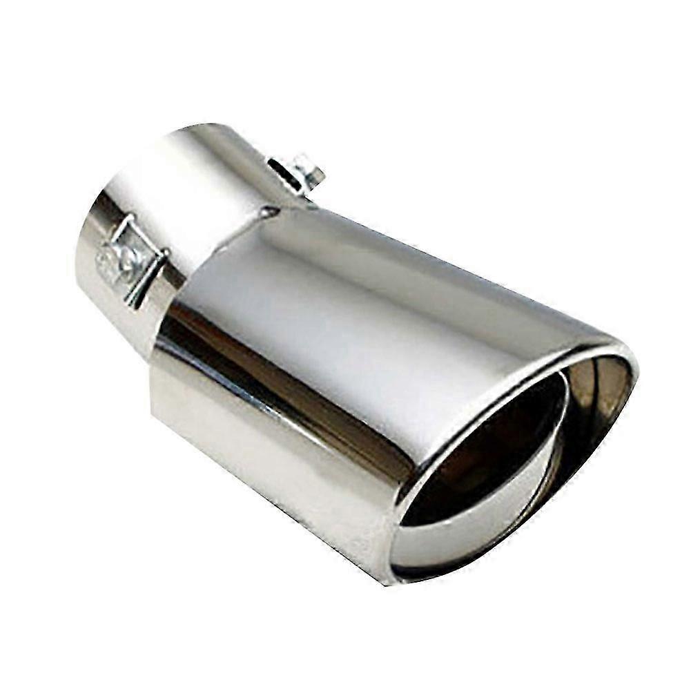 Exquisite Universal Car Accessories Muffler Tip Round Stainless for Toyota Prius 4Runner Sienna i-TRIL PRADO Tacoma RAV4 Aygo Auris
