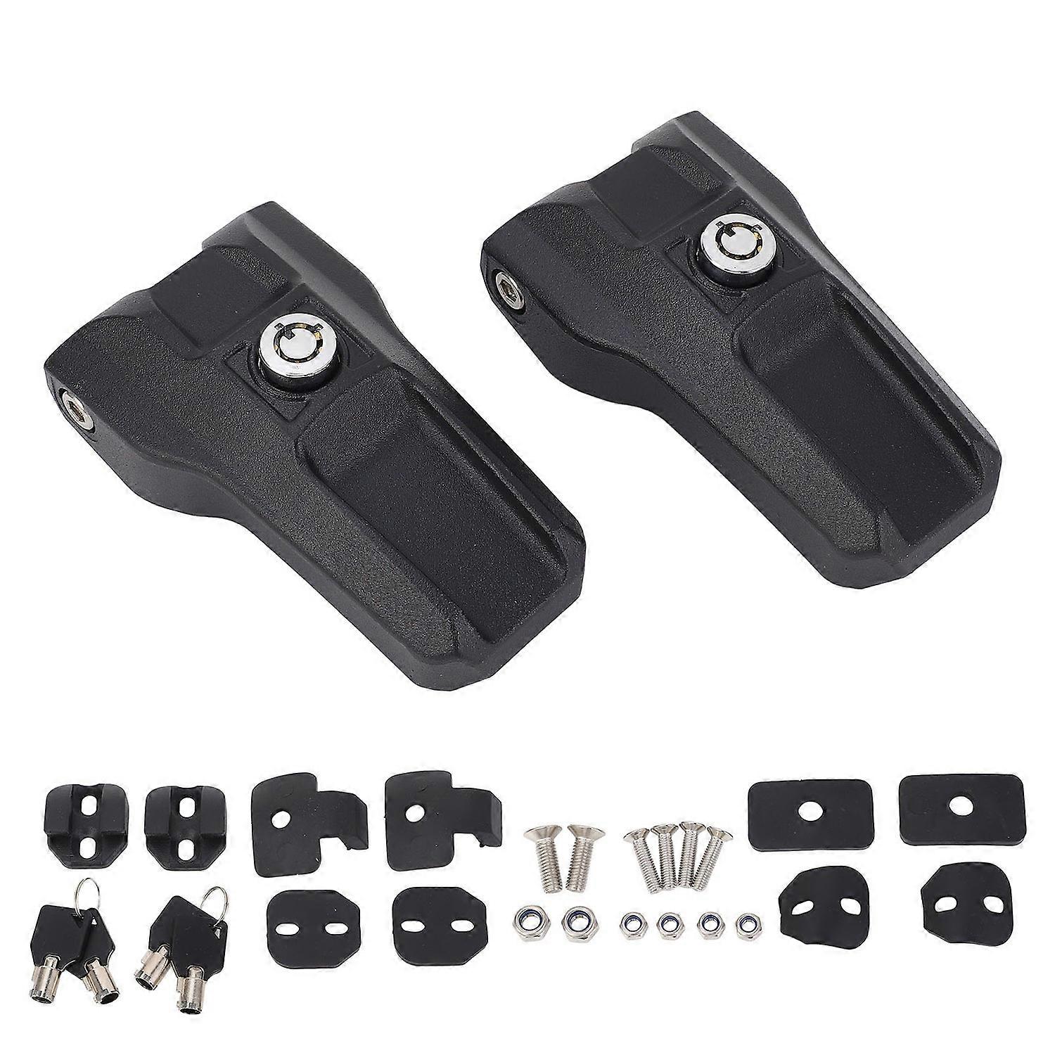 Hood Latches with Lock Aluminum Adjustable Vibration Reduction Enhanced Safety Locking Hood Catch Ki
