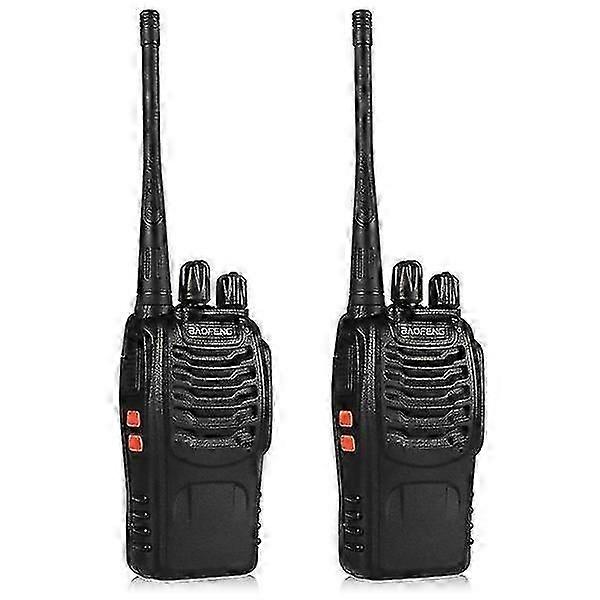 Rechargeable Long Range Two-way Radios With Earpiece 2-4 Pack Uhf 400-470mhz Walkie Talkies Li-ion Battery And Charger Included