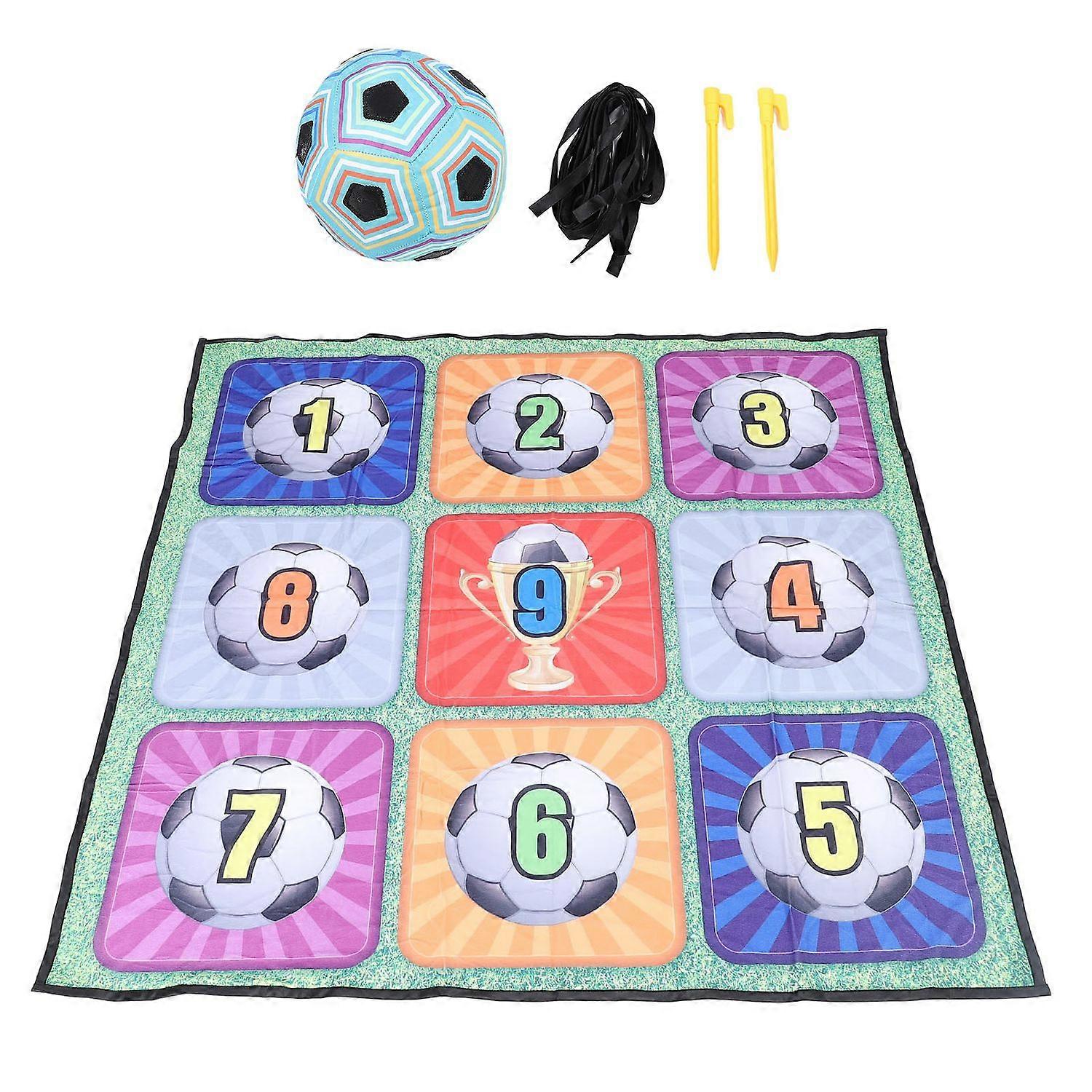 Soccer Ball Game Set for Boys Precise Kick Practice Hook and Loop Ball Toss Soccer Target Goal Game