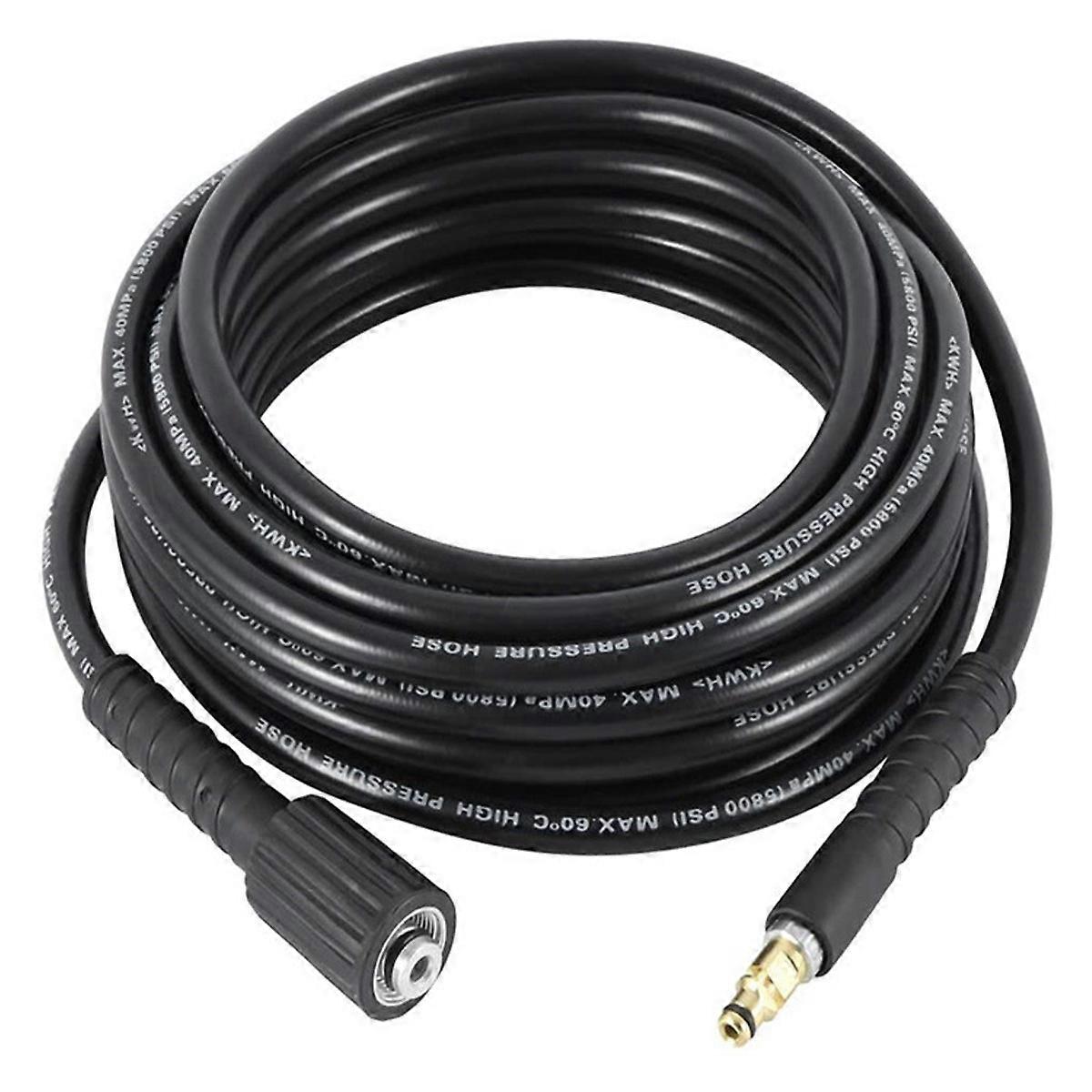 Max Working Pressure Pressure Washer Hose, Non-Kink Durable for 2008 K2-K7 Series, Universal Connectors, Weather Resistant Extension Coupler, Easy