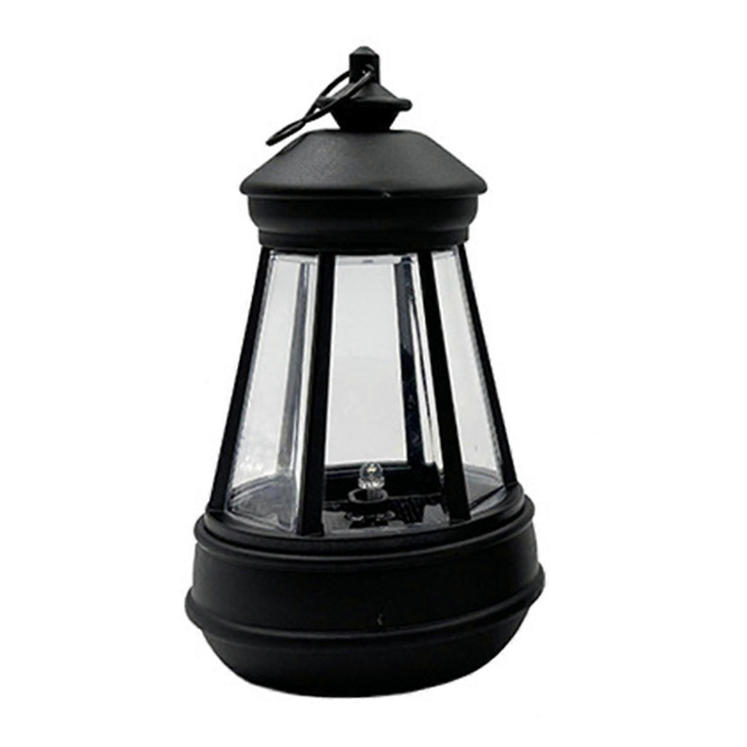Solar Lantern Hanging Light Outdoor Waterproof Solar Powered LED Candle Shape Energy Saving Auto