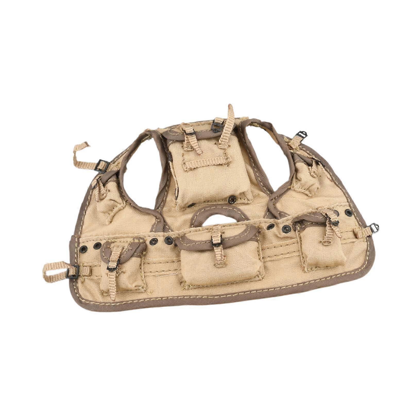 1/12 Manlig soldat hängande väst kläder för 6inch actionfigurer kroppsdräkt