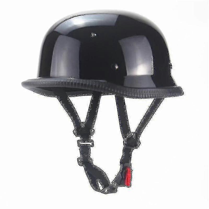 Vintage Motorcycle Cruiser   Half Face German