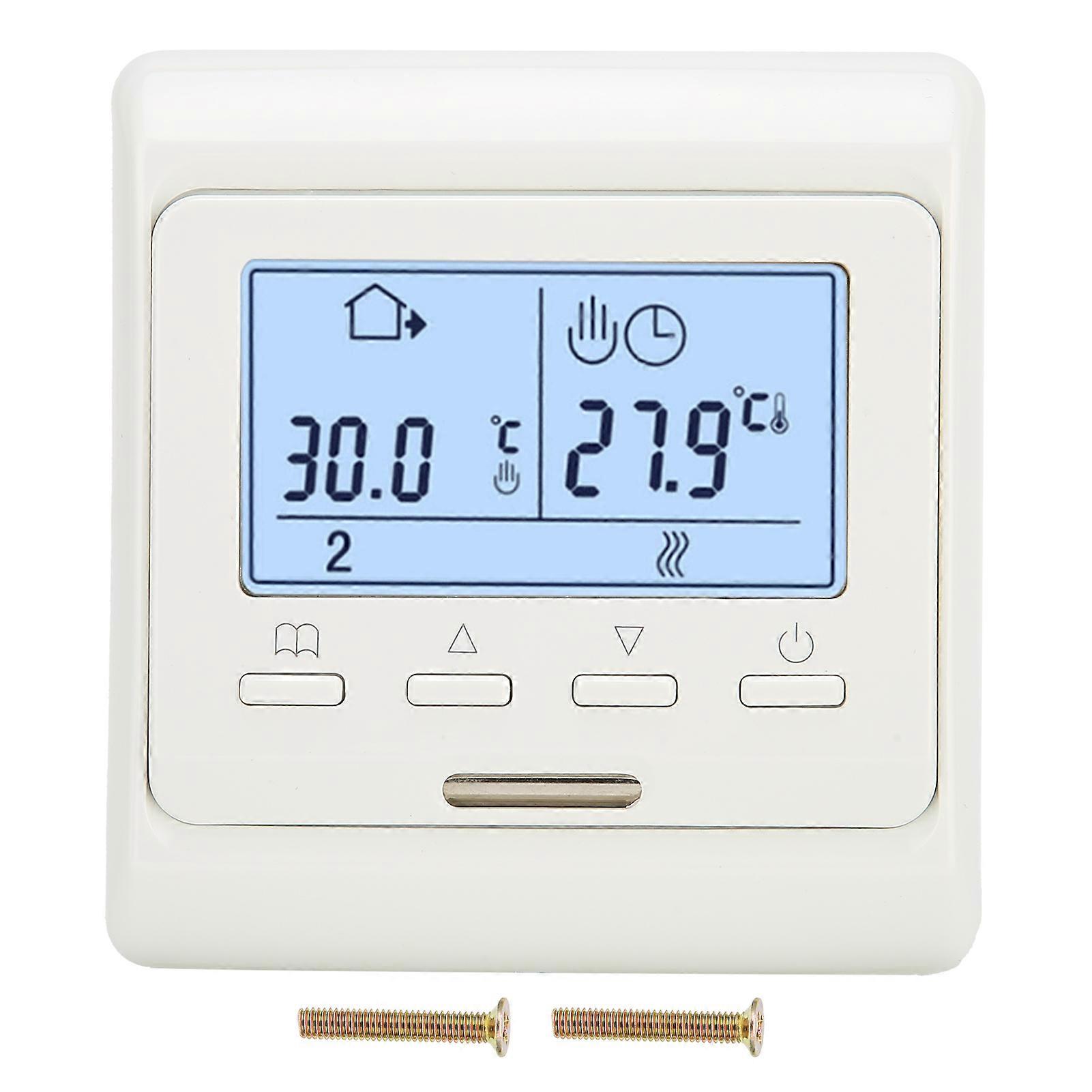 AC180V- Thermostat Wall Mounted Stove Temperature Controller for Water/Floor Heating