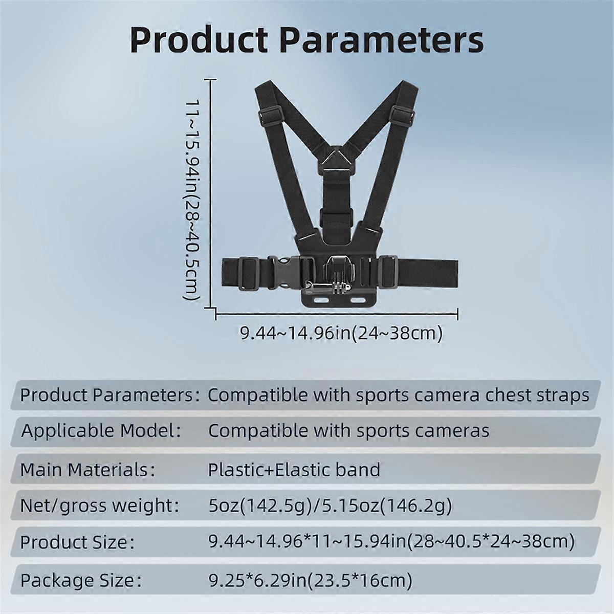 Chest Strap Belt for Hero 12 11 10 9 Action Camera Accessories