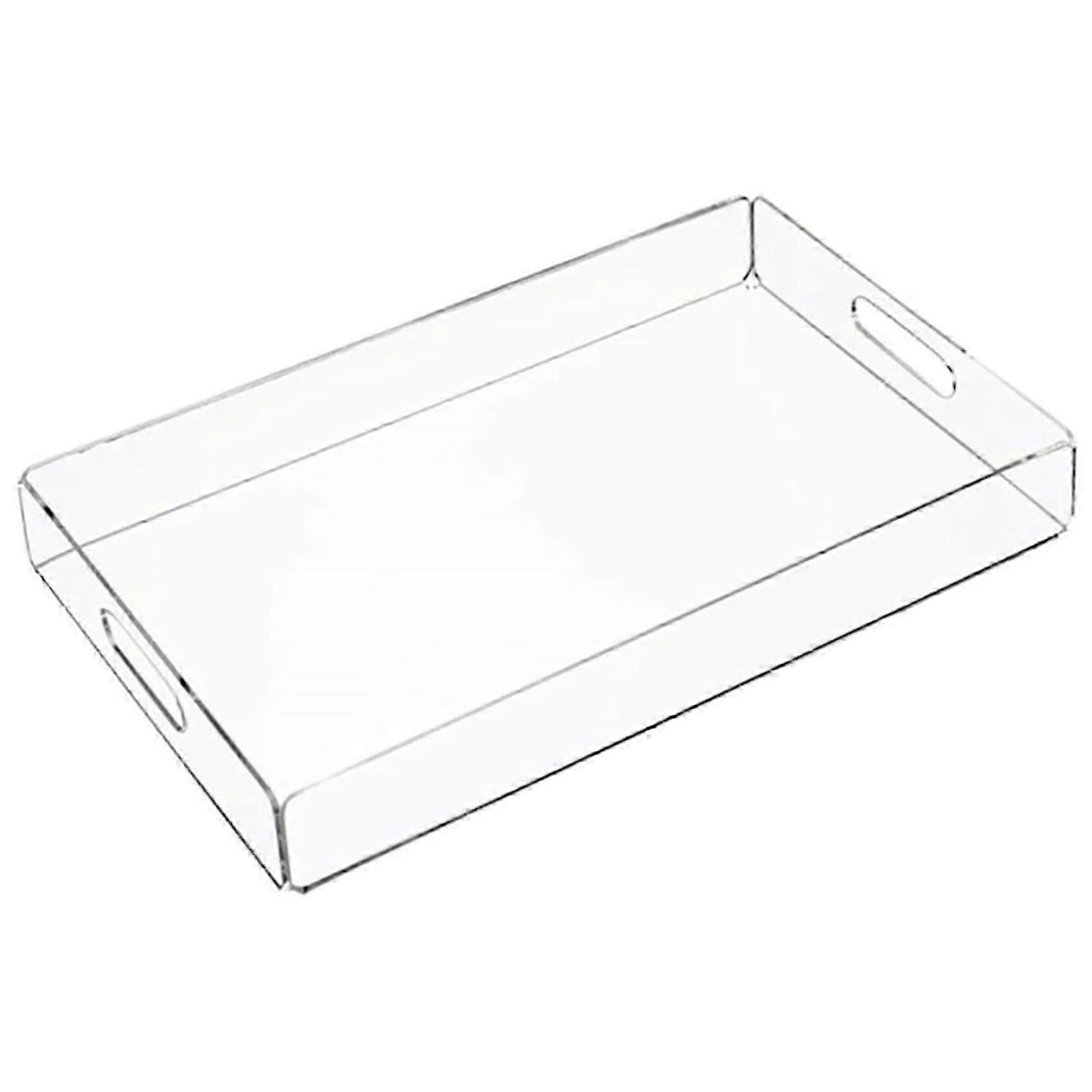 Transparente Acryltablett Acrylplatte Multifunktionsplatte Badezimmer Handtuchtablett