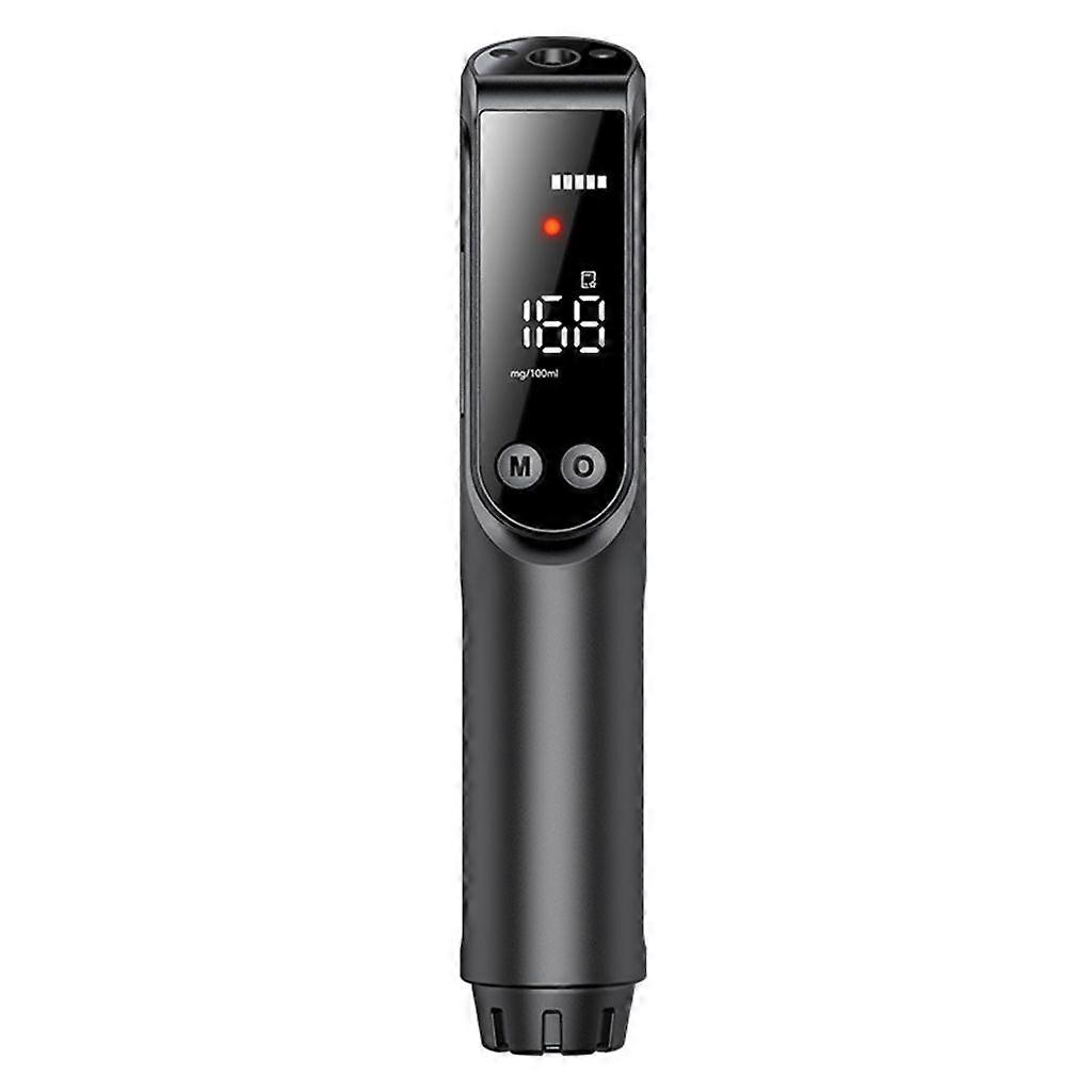 Portable Alcohols Tester with Voice Broadcast Indicator Digital Breathalyzer