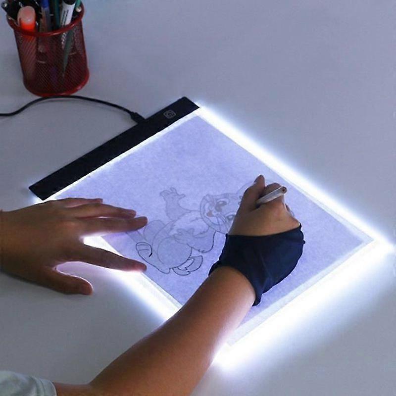 A4 LED Light Pad Ultra Thin Portable Drawing Copy Light Table mit USB-Kabel