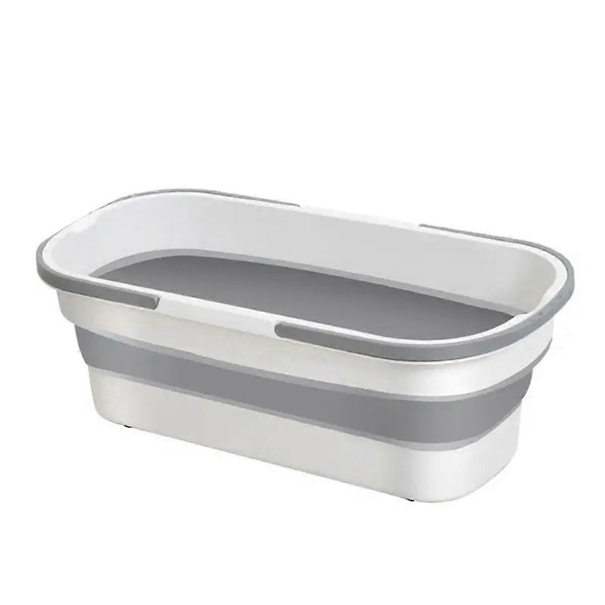 Portable Silicone Bucket for Household Large Mop Bucket Rectangular