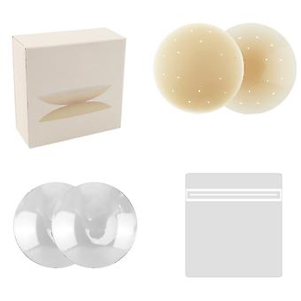 Couvre-mamelon en silicone Adhésif réutilisable pour femmes Opaques invisibles Couverture sans mamelon Peau profonde respirante 8cm