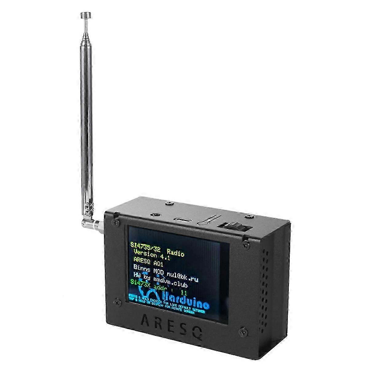 ARESQ AQ1 מיני רדיו להקה מלאה כל מקלט רדיו הלהקה FM LW MW SW-SSB שבב Si4732 מסך מגע 2.8 אינץ'