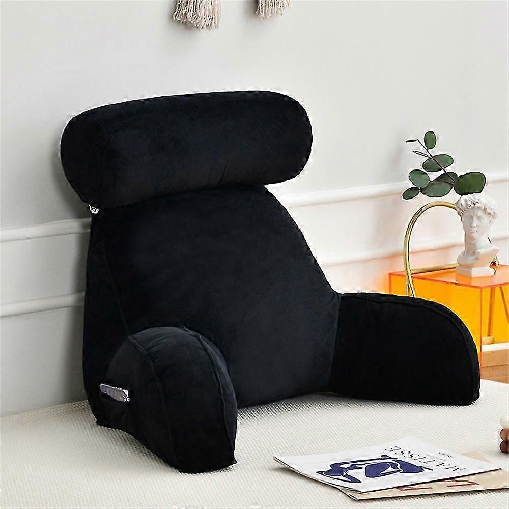 Reading Pillow With Armrest Detachable Back Support Cushion Lumbar Support Pillow