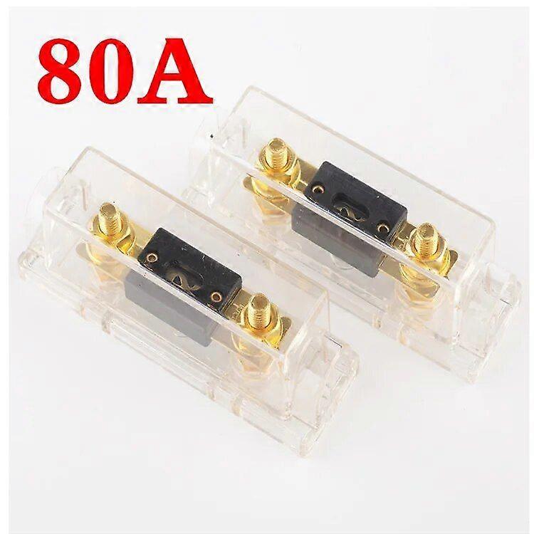 1pcs High Quality New ANL box Fuse holder Distribution Fuseholder fuse holder blade INLINE 0 4 8 gauge Positive 100A 200A 300A