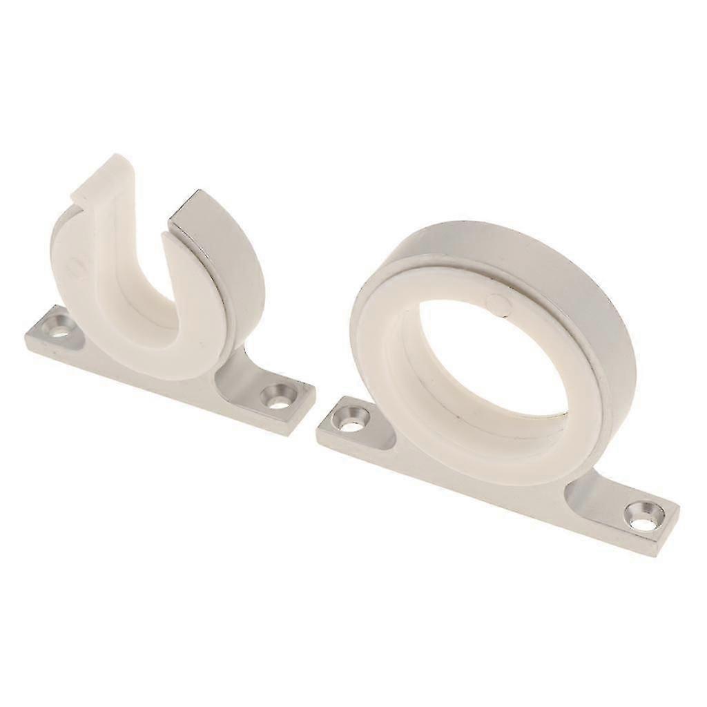 Premium Anodized Snap Lock Rod and Reel Storage Hanger Rack Set for Boat Van