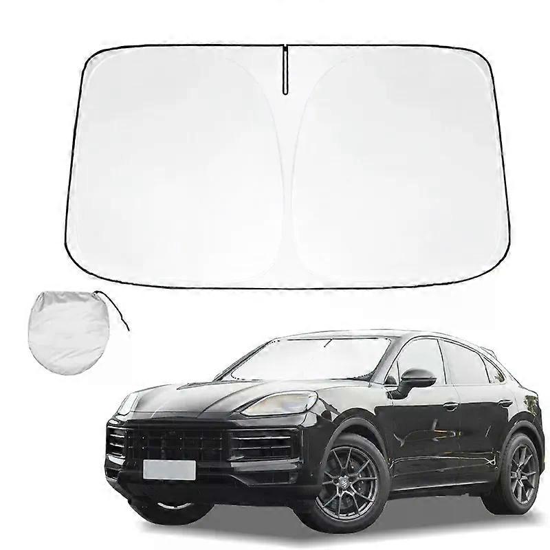 For Porsche Cayenne 958 2011-2014 Windshield Sun Shade Sunshade Sun Visor Protector Foldable Blocks UV Rays Keep Car Cooler