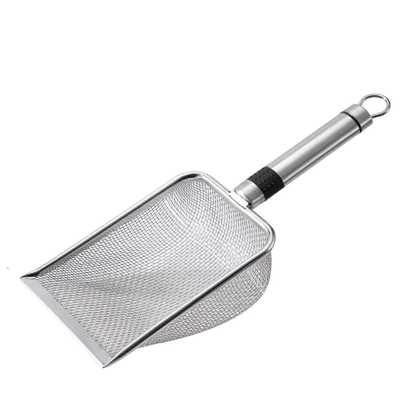 Garbage scooper pet sifter scooper metal sap sifter portable cat sand toilet cat lizard aquarium fast hand legend, 2mmx2mm for