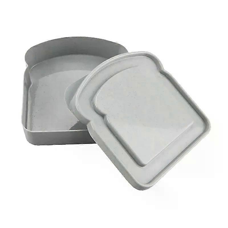 Sandwich Containers Lunch Box Toast Storage Box With Lid Portable Food Storage Case Reusable Microwave Lunch Box Sandwich Case