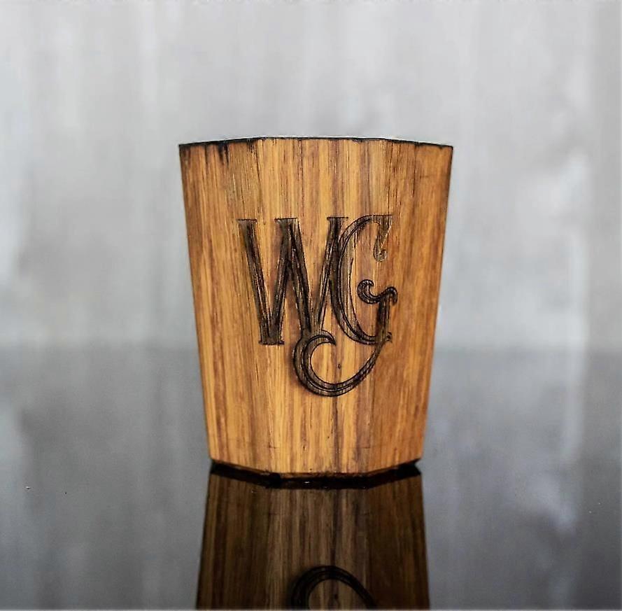 Kézzel készített whiskyk borosüveg hordó alakú whisky grál csésze a Bourbon szerelmeseinek