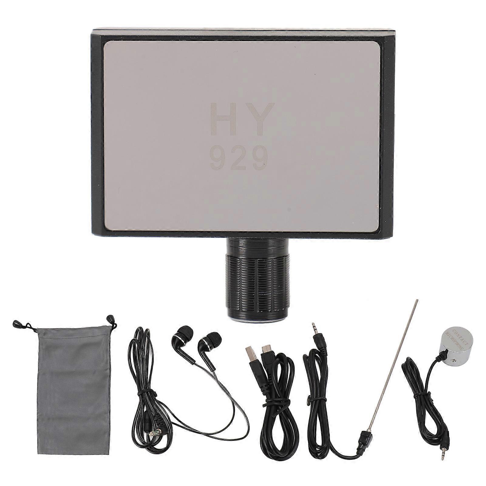 Water Pipe Monitor ‑70Ddb Sensitivity 20000X Sound Amplification Rechargeable Water Leakage Detector