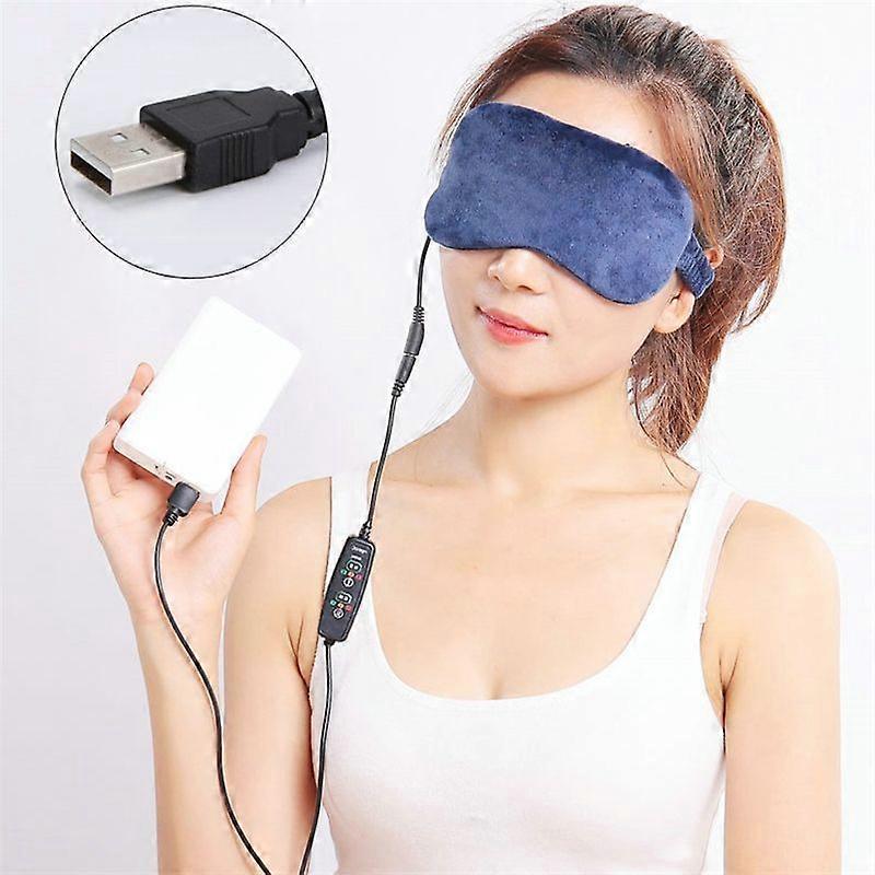 Usb Electric Heated Eye Mask Effectively Relieve Dry Eyes, Eye Fatigue, Sleep Shading