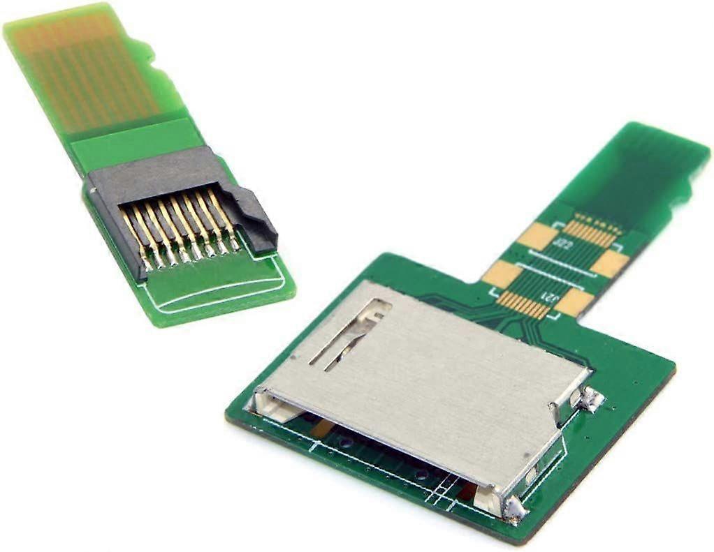 3Set SD TF Card Socket Female to Micro-SD TF Male Memory Card Kit Extension Adapter Testing Tools Extender