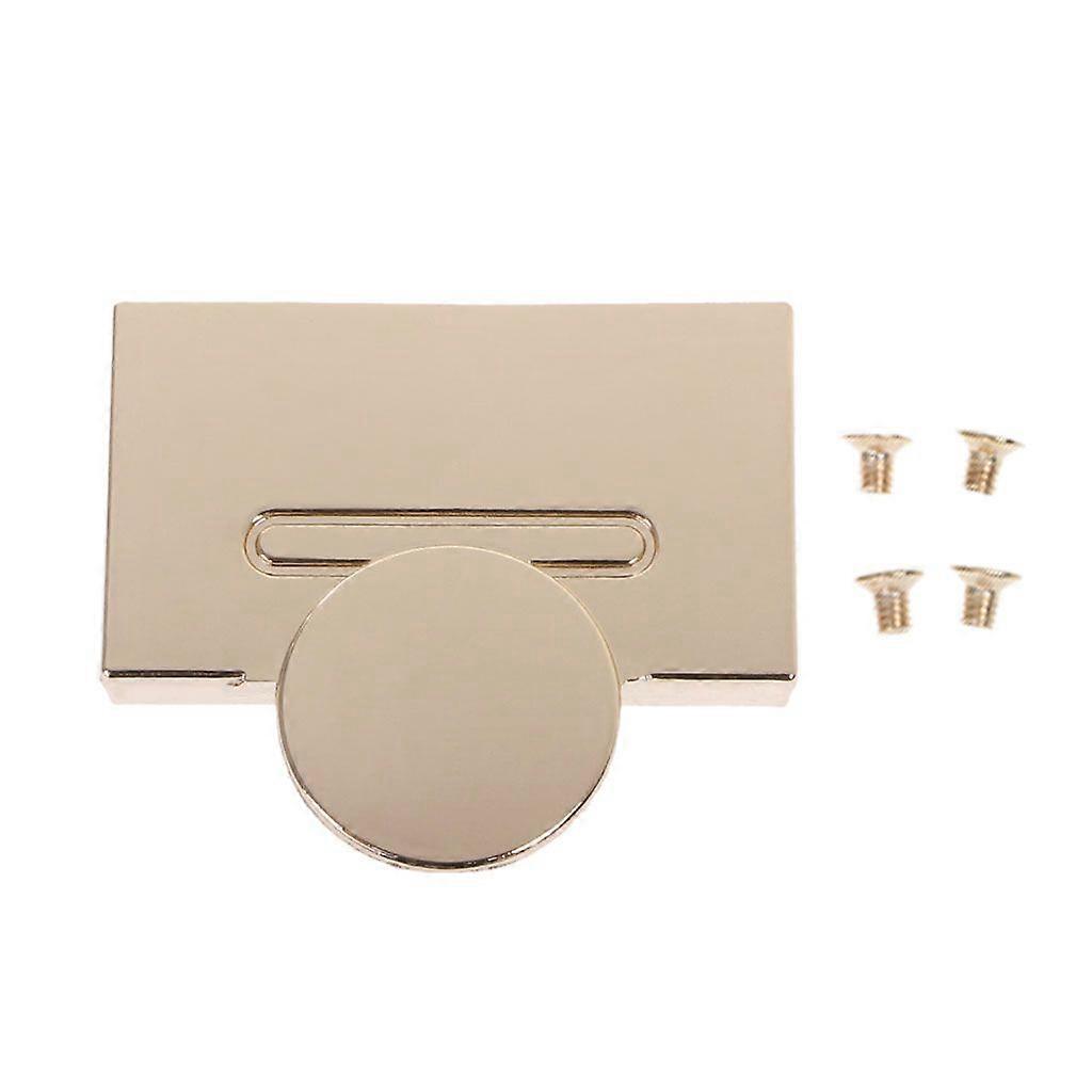 Magnetic Clasp Turn Lock Twist Locks Metal Hardware For DIY Handbag Bag Purse