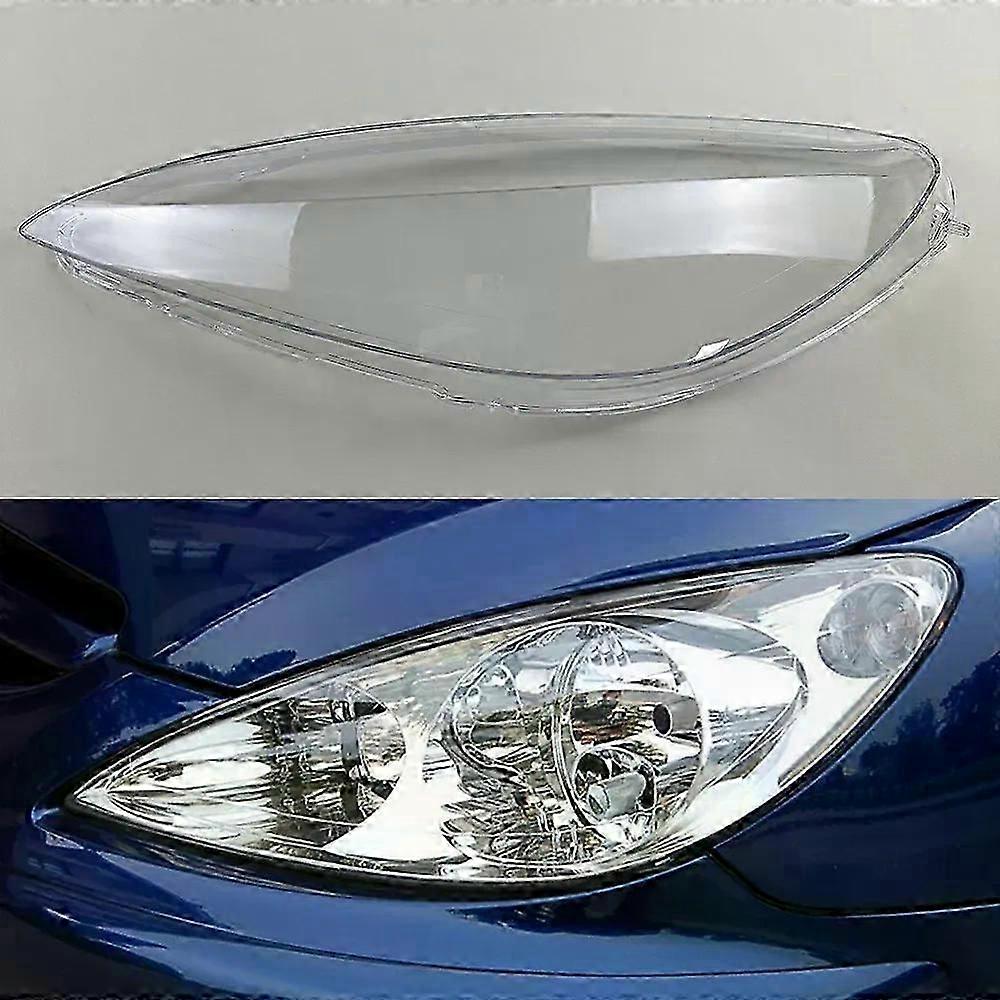 Για Peugeot 307 2003-2007 κάλυμμα προβολέων διαφανές φανών προβολέων φακός κελύφους φακών Plexiglass αντικαταστήσει το αρχικό αμπαζούρ