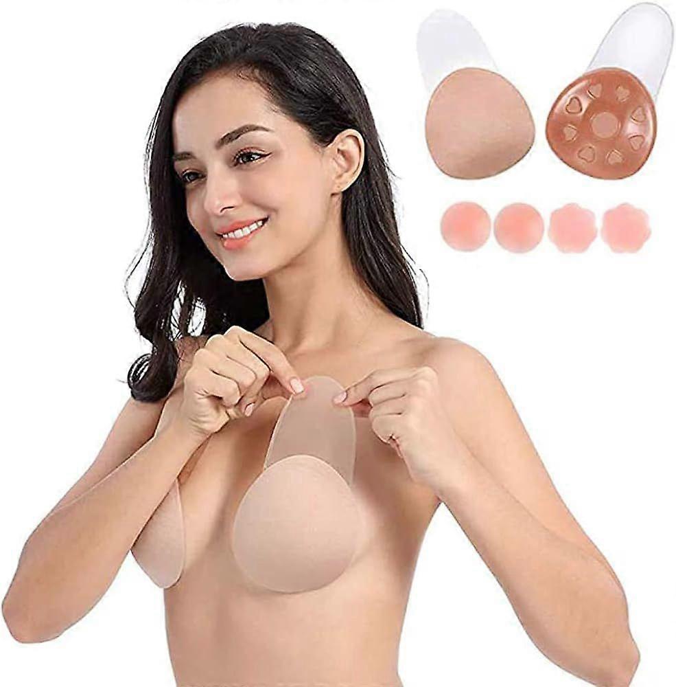 2025 Latest Model  Breast Lift Strapless Backless Petals Nippless Covers Push Up