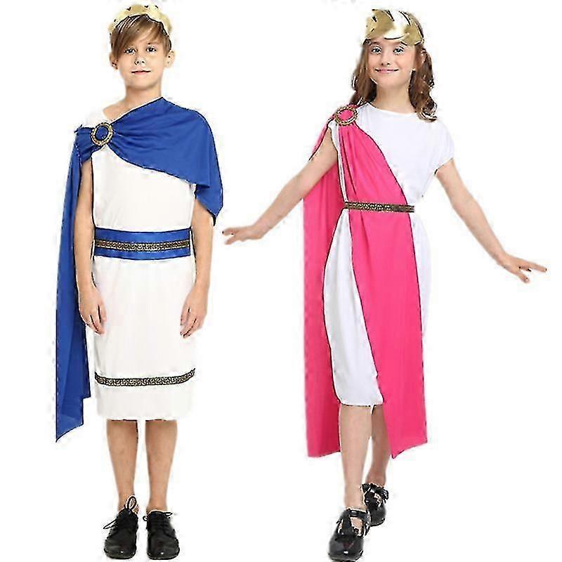 Lapset Kreikkalainen Roomalainen Toga Halloween Cosplay Muinainen kreikkalainen Aphrodite Athena -puku