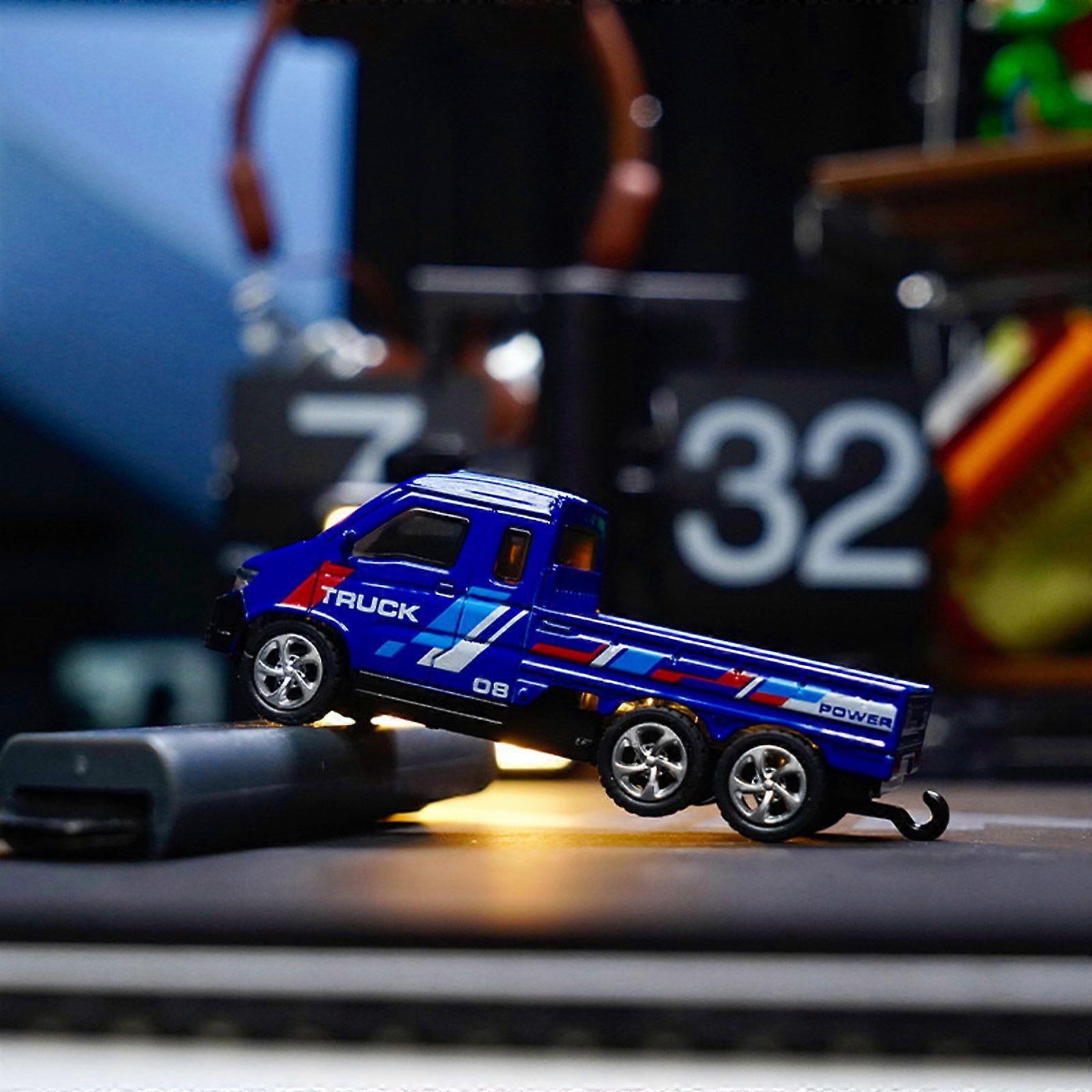 1:64 Mini alliage Bluetooth RC Drift Car Dual Control Desktop Racer avec LED