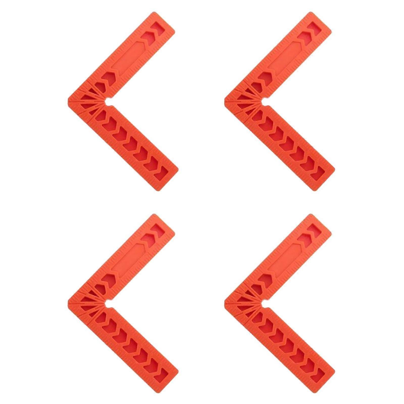 4Pcs 3/4'' Positioning Squares Woodworking Carpenter Corner Tool for Drawers