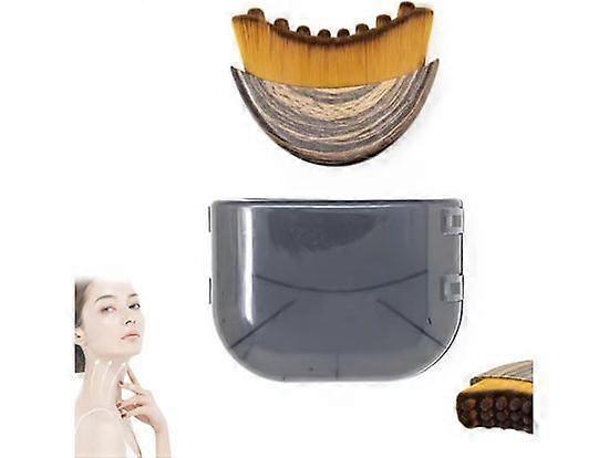 Lymphatic Contour Face Brush, Dry Brushing Face Brush, Lymphatic Drainage Massager For Face, Chin & Jawline Sculpting for Women, Ergonomically Designe