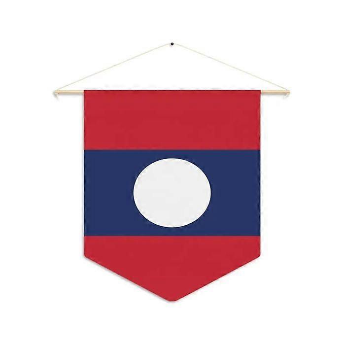 Pennant – Flag of Laos – 30 x 45 cm – Polyester – Hanging – 1 piece