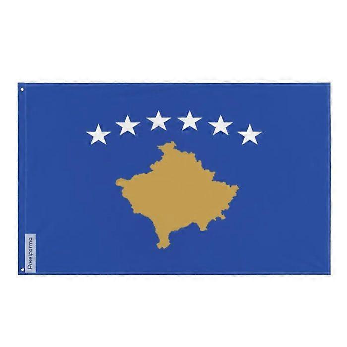 Flag of Kosovo – 192 x 288 cm – Polyester – Iron eyelets – Durable