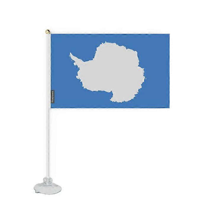 Flag - Mini - Antarctic - 14x21cm - Polyester - Suction cup included