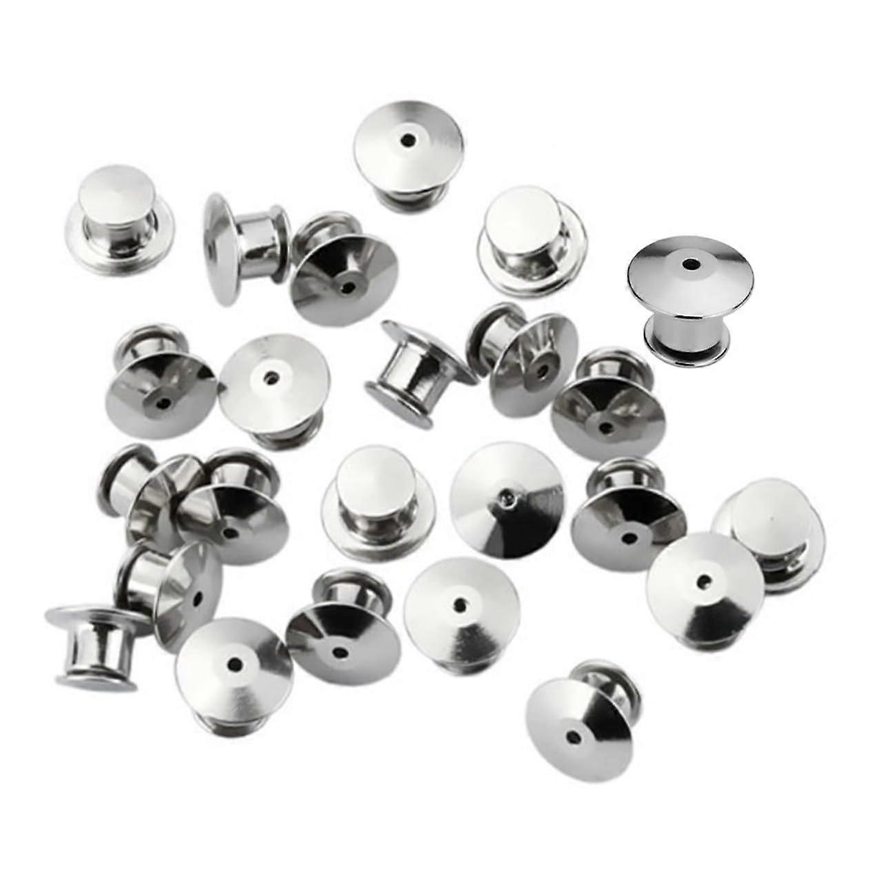 Metal Pin Clasp Set for Lapel P Pcs Locking Mechanism for Name Tags