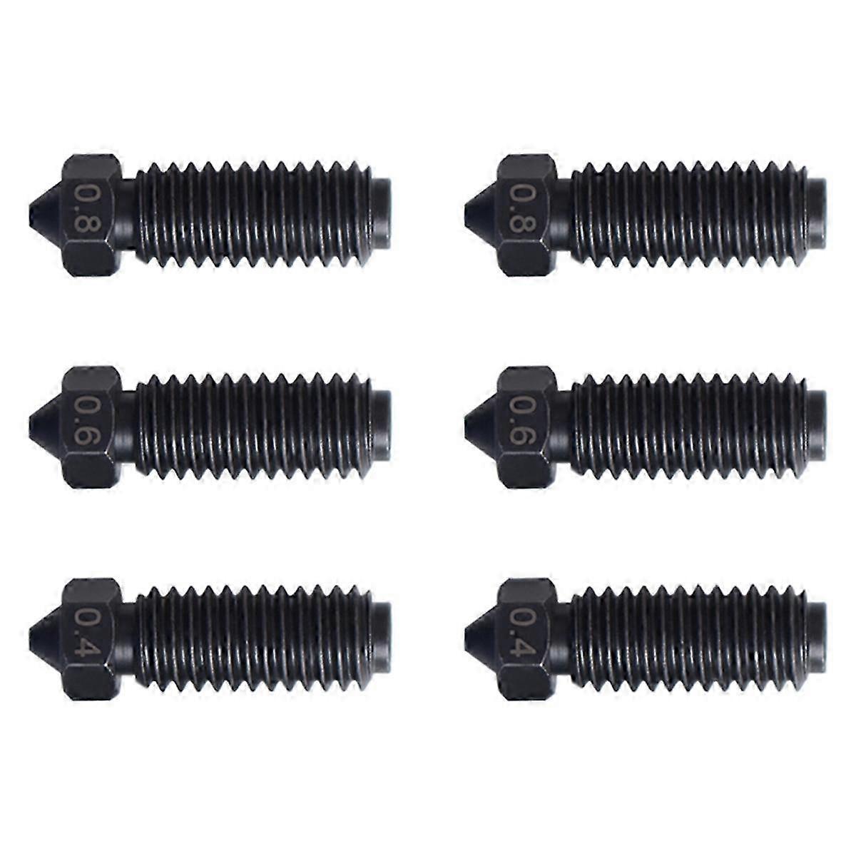 För Anycubic Kobra 3 Munstycke i härdat stål hwy