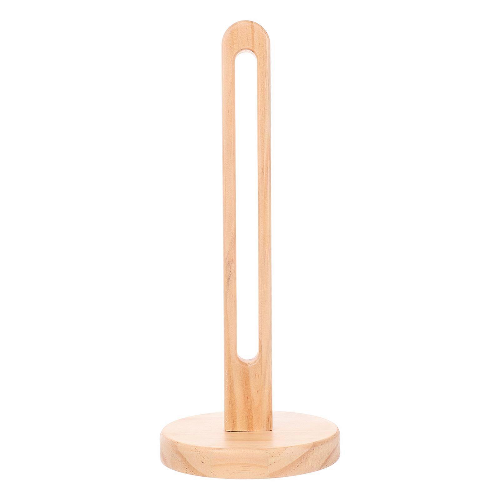 Wooden Paper Holder Stand, Sleek Design for Spaces