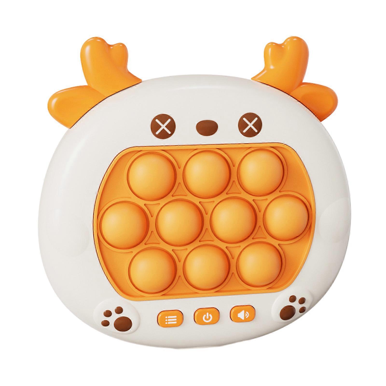 Handheld Console Puzzle Game Electronic Press Button Toy Decompression Push Bubble Game Toy Office Children Anxiety Gift